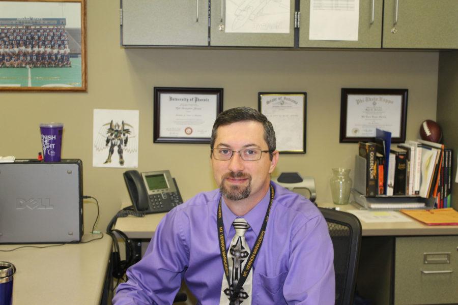 MR. Jarman will only be spending half of his day at the high school this year. The rest of his time will be spent in the middle school athletic office. 