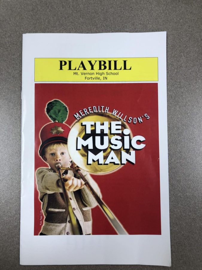 The playbill for “The Music Man.”