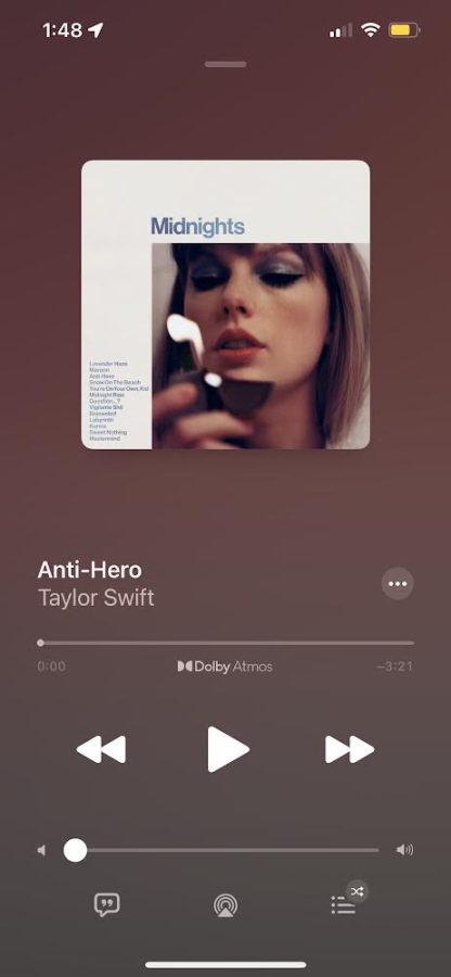 The thumbnail of “Anti Hero”by Taylor Swift