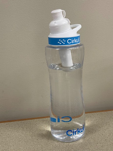 One Cirkul bottle on the average setting, which is 4-6, could be refilled about six times without having to change the cartridge.
