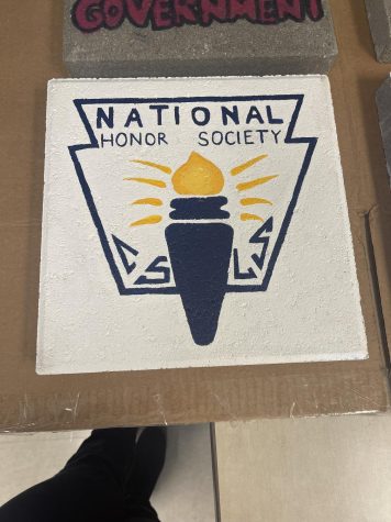 Picture of National Honor Society's paving stone. 