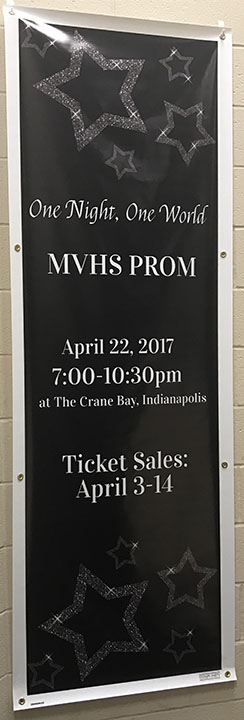 Prom banner