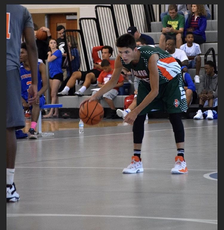 Peyton Meadors, 11, during an intense game.