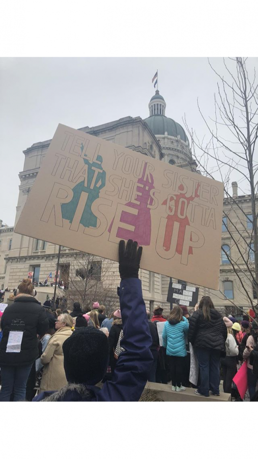 Poster: "Tell your sister that she's gotta rise up."