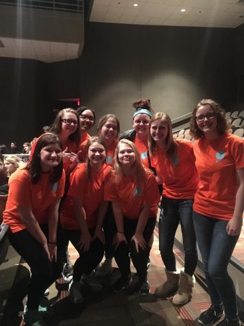 FCCLA members pose before the Heather's Voice convocation.