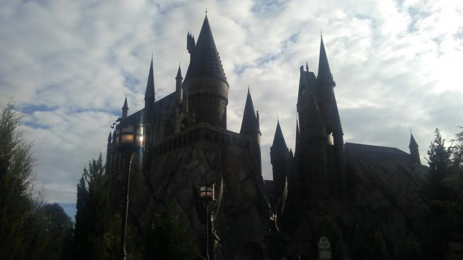 Entrance to Soar above Hogwarts with Harry Potter