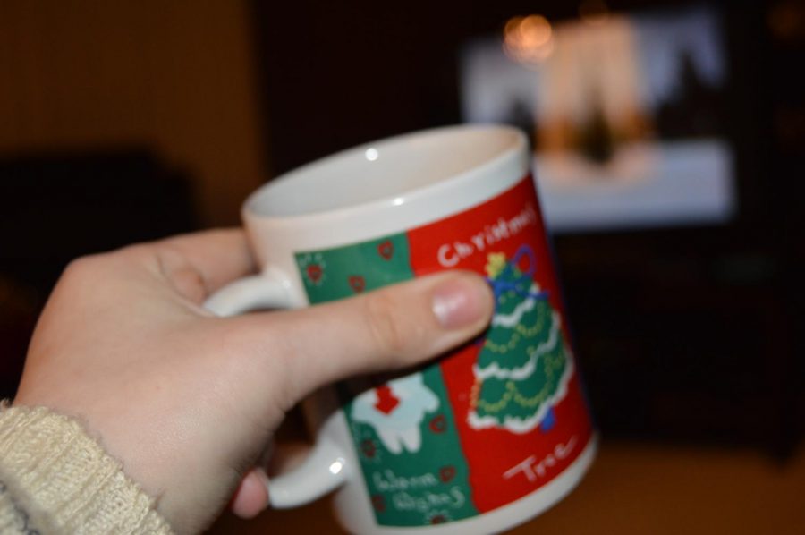 Christmas-themed mug