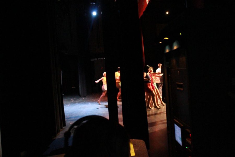 Backstage at Mt. Vernon Theatre's "42nd Street"