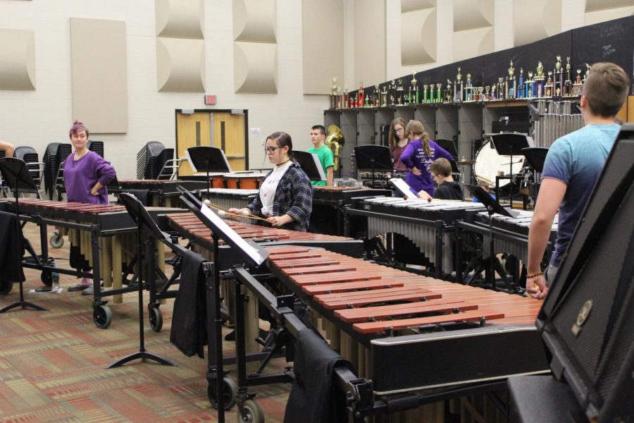 Indoor Percussion begins The MV Current