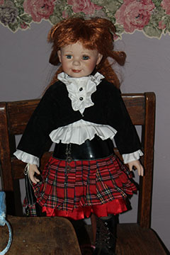 This doll is known to move by herself or fall onto the floor.