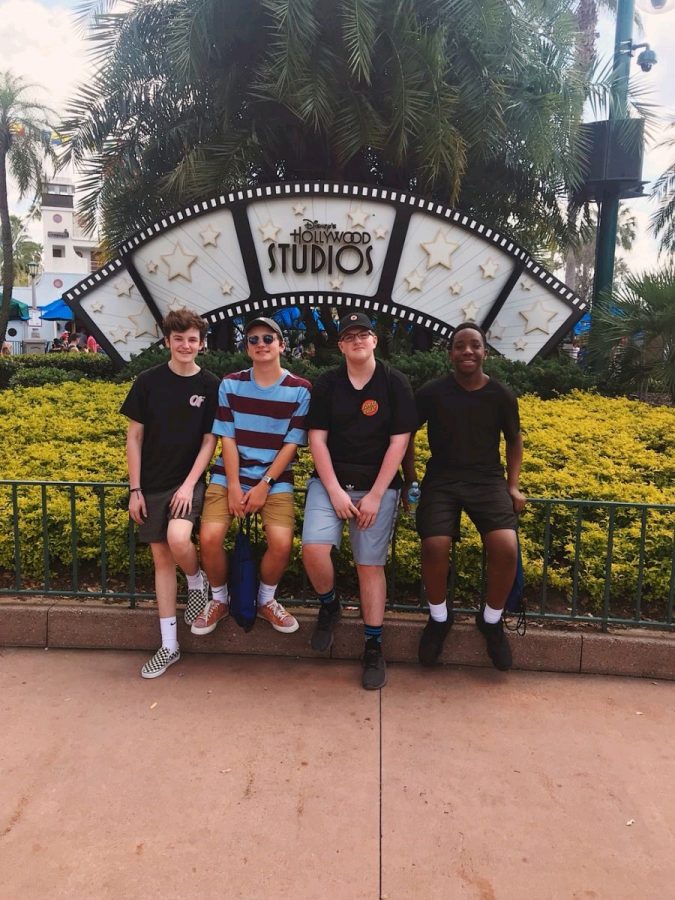 Emerson Bridgewater, Aiden Carver, Gabe Thomas, Johnathan Tunstill at Hollywood Studios