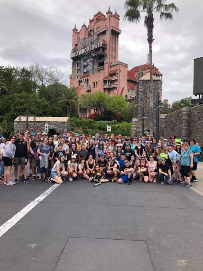 Band group photo at Hollywood Studios