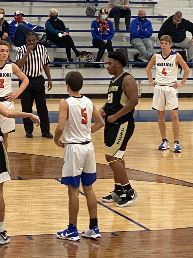 Razhaun Wells, 50, at the free throw line 
