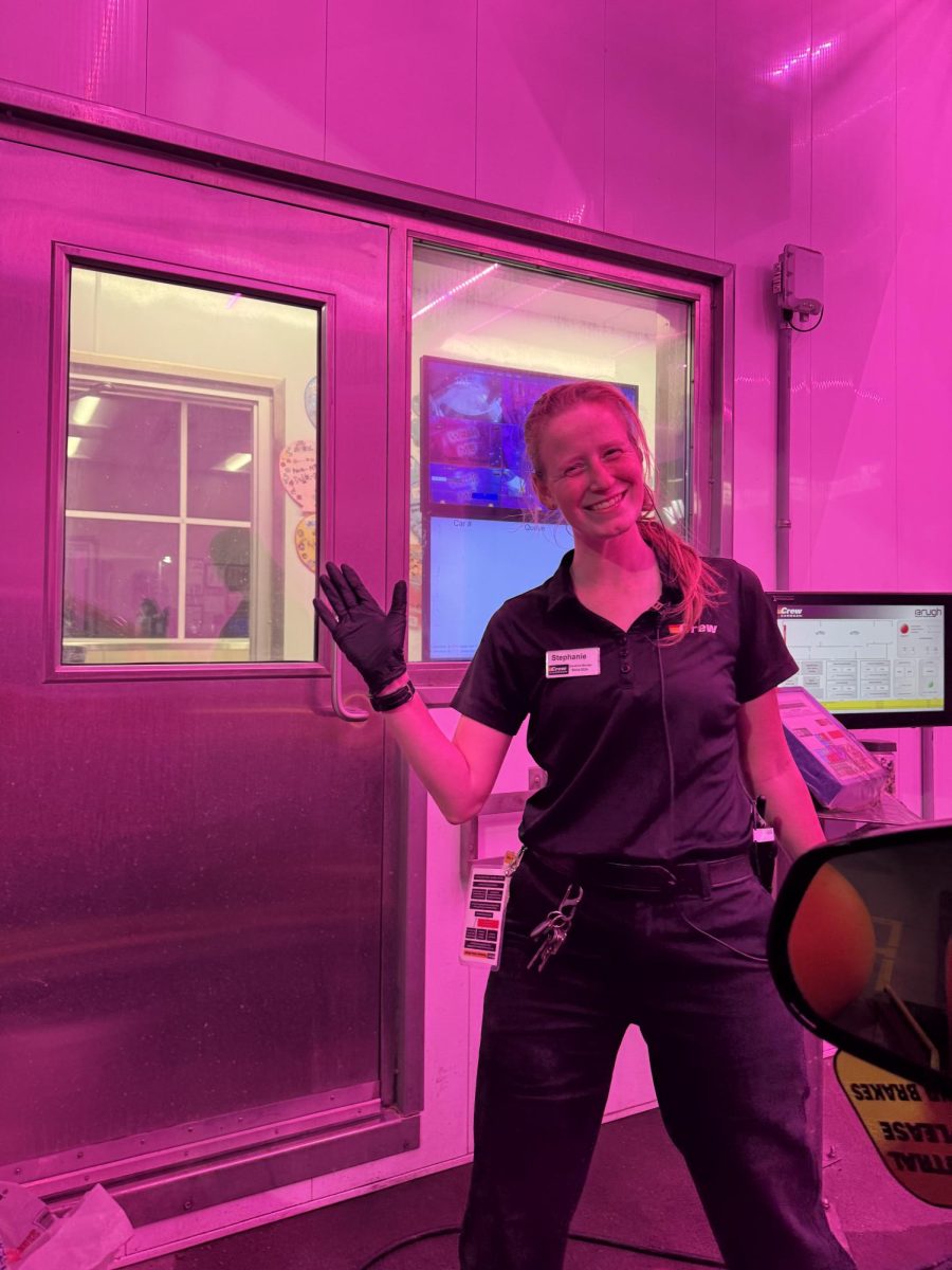 Buzbee's murder hit the community hard, so Crew Carwash at location 59 turned their wash tunnel pink to mourn her loss and stand with her family and friends.